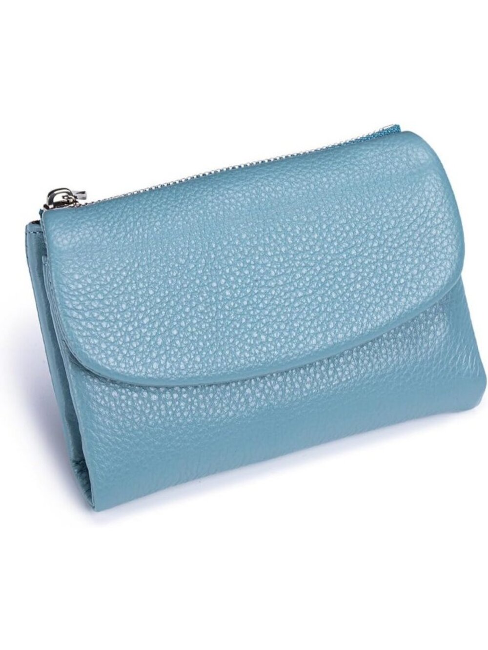 Stylish Blue Premium Leather Wallet for Women | Chic & Functional Design